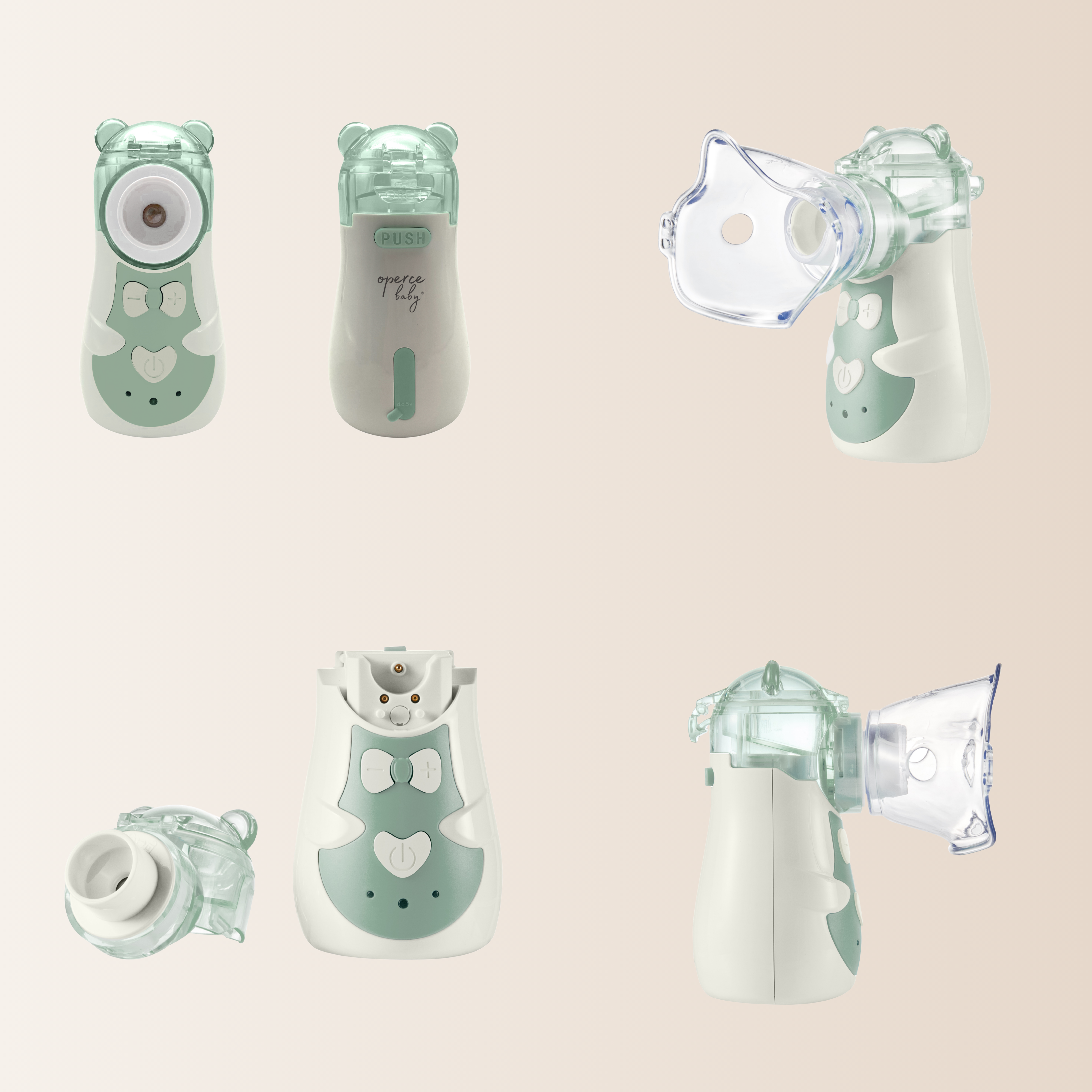 Nebulizator Portabil cu Tehnologie MESH OPERCEBABYⓇ - Respiratie Usoara, Oriunde, Oricand