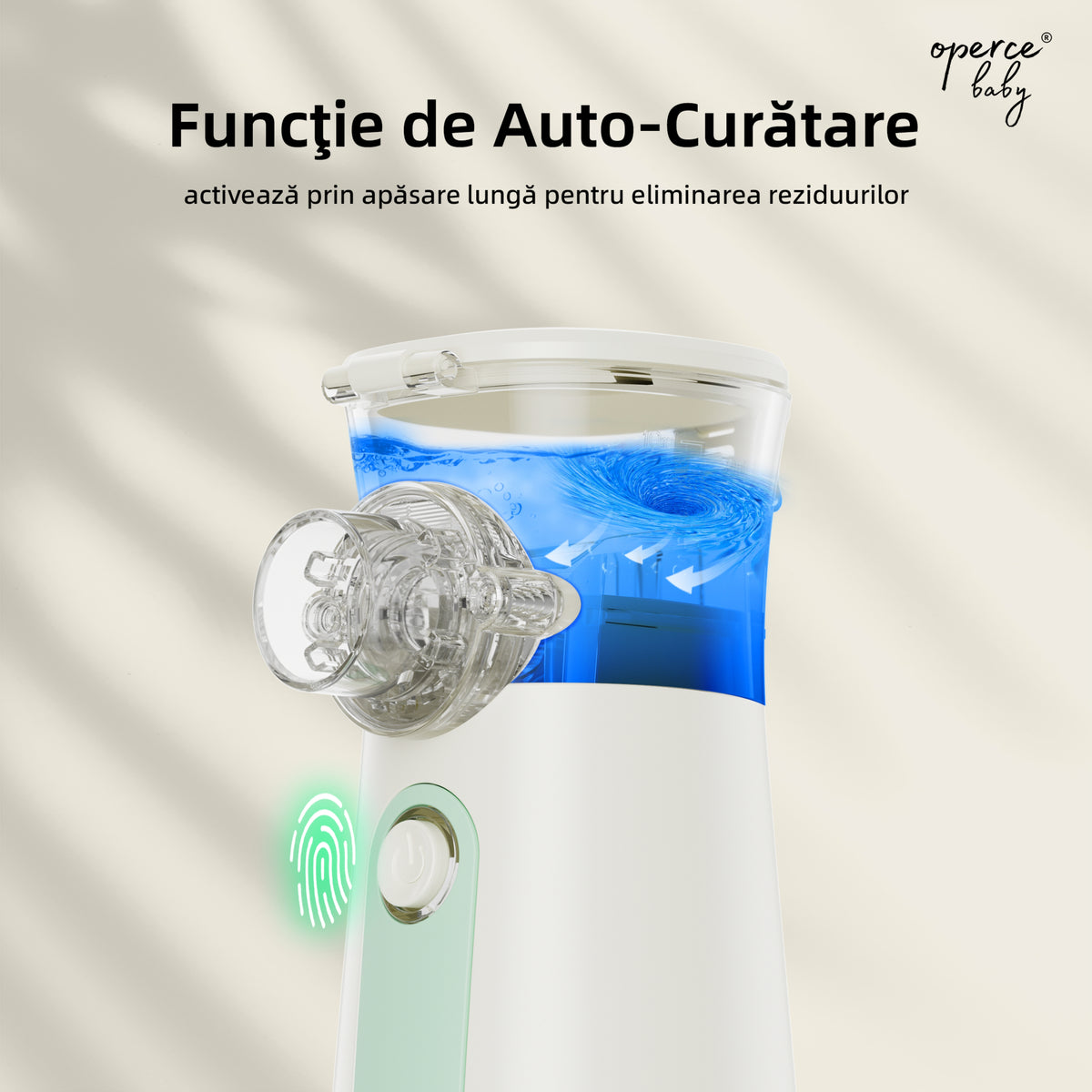 Nebulizator Portabil MESH OPERCEBABYⓇ – Respiratie Usoara, Oriunde, in Doar Cateva Minute