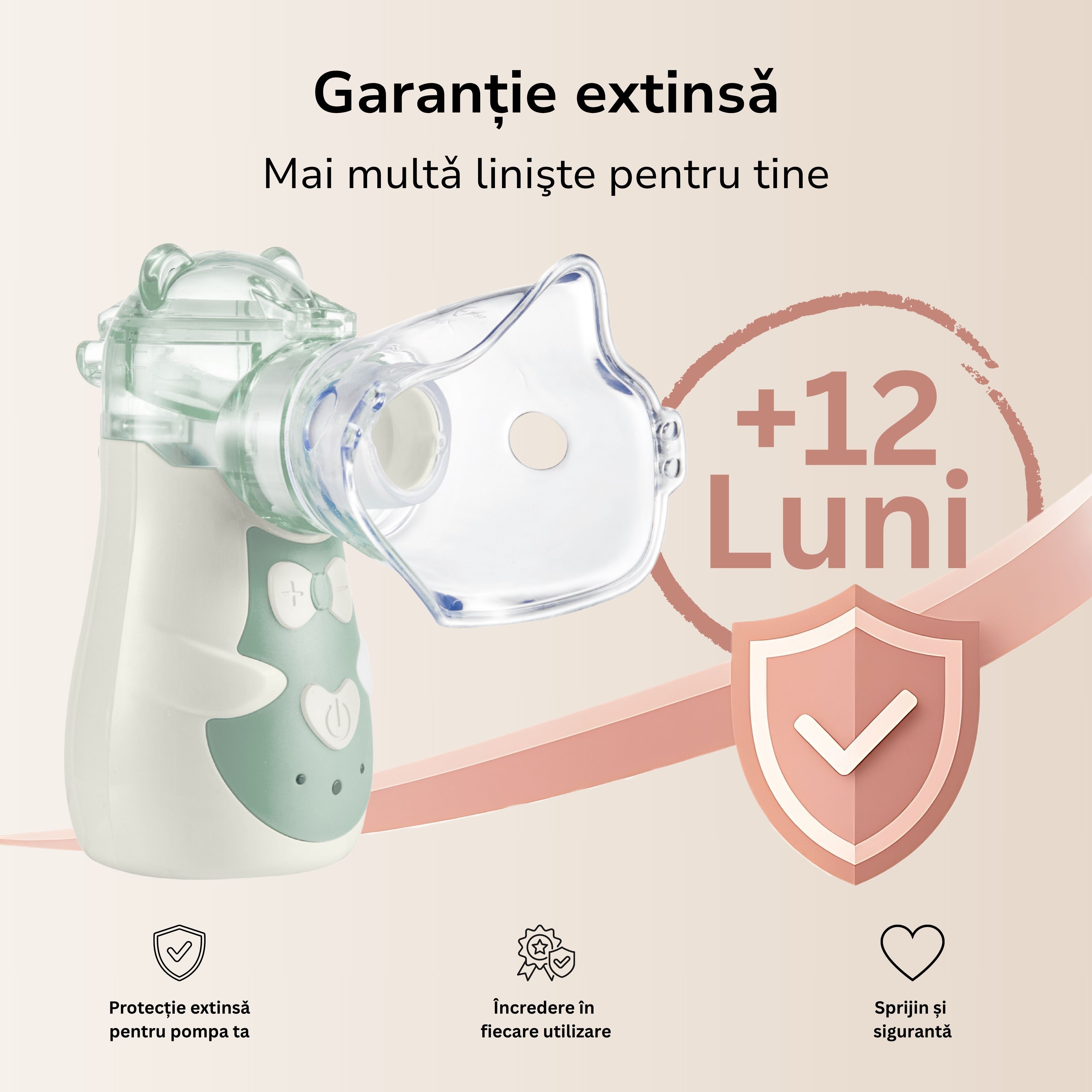 Garantie Extinsa +12 Luni - Protectie si Siguranta Suplimentara pentru Nebulizatorul MESH OPERCEBABYⓇ