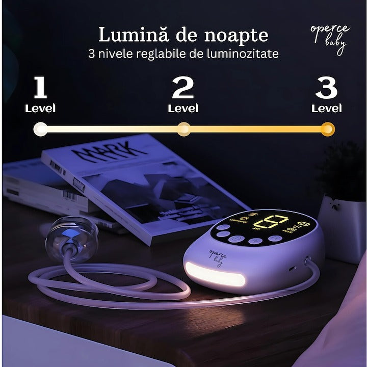 Aspirator Nazal Electric OPERCEBABYⓇ - Respiratie Libera in Cateva Secunde