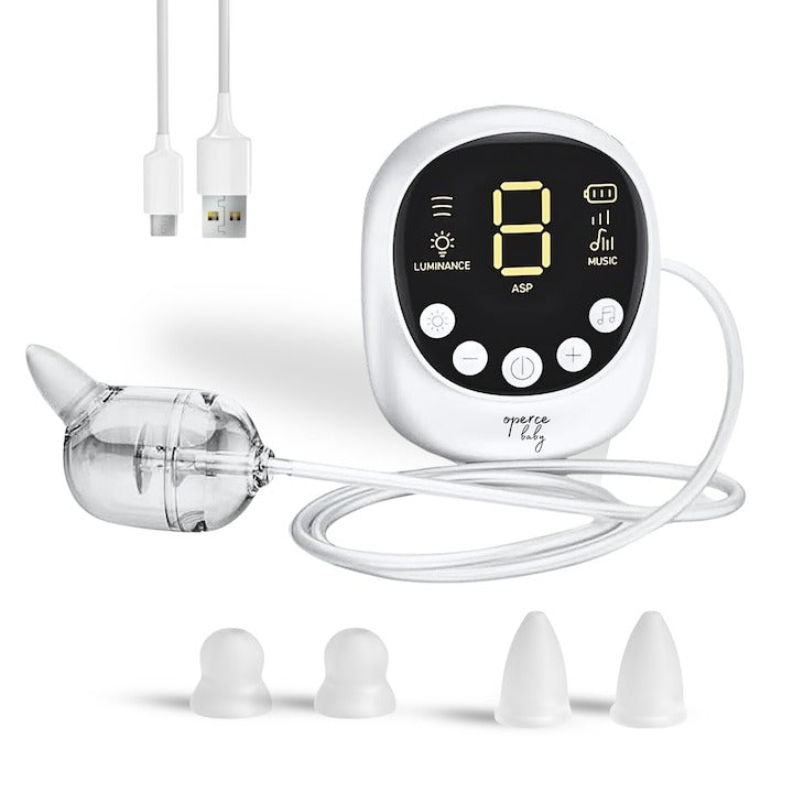 Aspirator Nazal Electric OPERCEBABYⓇ - Respiratie Libera in Cateva Secunde