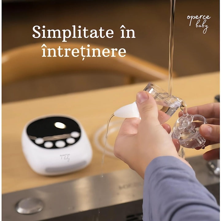 Aspirator Nazal Electric OPERCEBABYⓇ - Respiratie Libera in Cateva Secunde